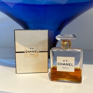 Vintage Antique Chanel No 5 Perfume Extrait TPM No 200 bottle with original box